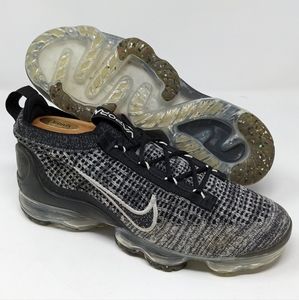 Nike Air VaporMax 2021 Flyknit "Oreo" Running Shoes Women's Size 7.5 Black White